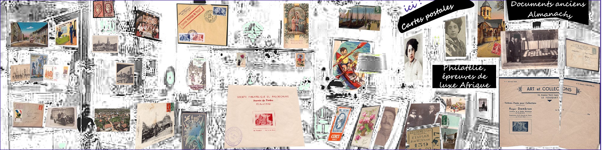 Cartes postales, philatélie